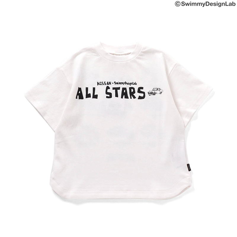 F.O.KIDS ORIGINAL NISSAN×スイミー 3色3柄Tシャツ オフホワイト 100cm/R307195